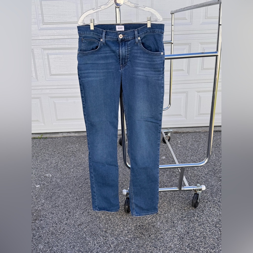 Hudson Blake Jeans Dark Blue Straight Leg Denim